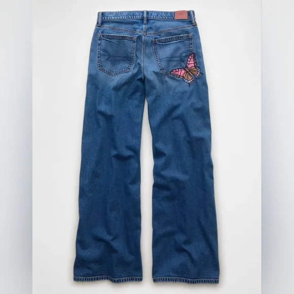 AE x Sydney Sweeney Ultra Wide-Leg Jean Size 0 Regular - Picture 6 of 7